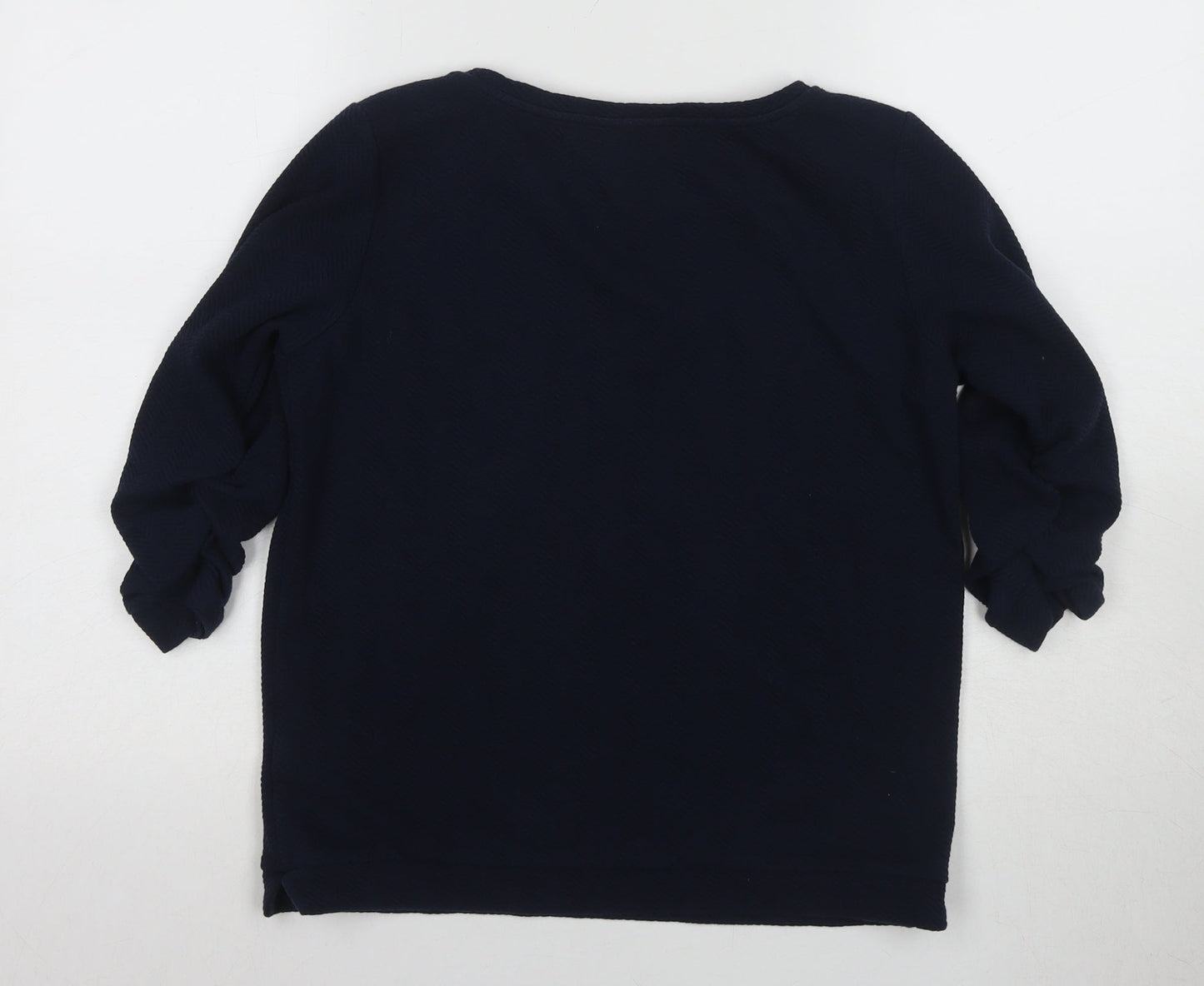 Tom Tailor Denim Women's Blue M 3/4 Sleeve Top