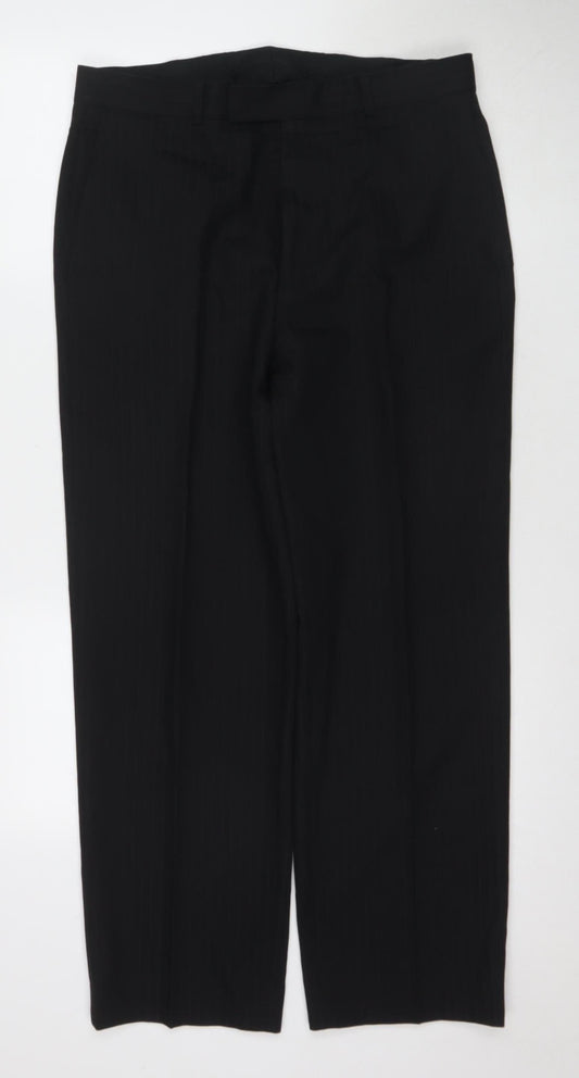Ted Baker Men's Black Dress Pants Size 40S Wool Blend