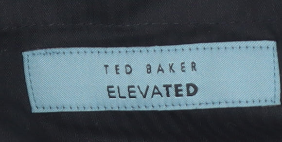 Ted Baker Men's Black Dress Pants Size 40S Wool Blend