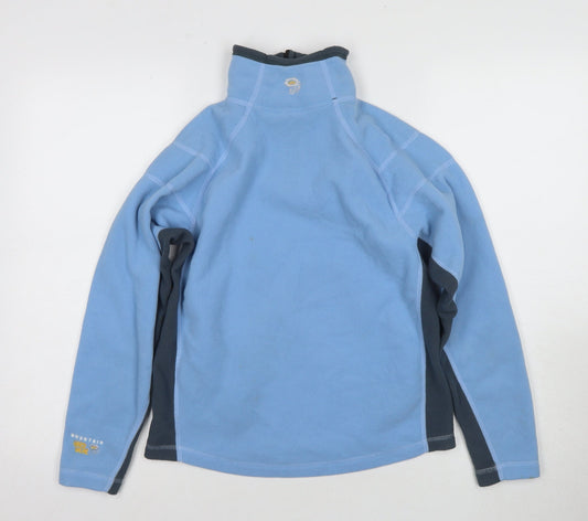Unisex Adults UK XS Regular Mountain Hard Wear Blue Pullover Sweatshirt