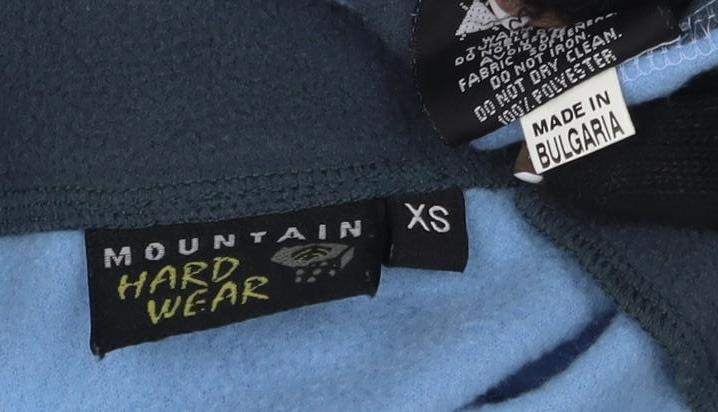 Mountain Hard Wear Blue XS Pullover Fleece Sweatshirt Unisex