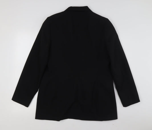 Smith Collection Blazer Women Black S Business Formal
