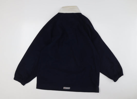 Reebok Unisex Navy XS Henley Sweatshirt