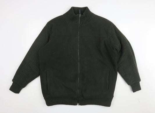 James Pringle Men's Green Bomber Jacket L