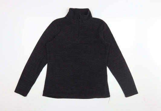 Mountain Warehouse Women's Black Size 12 Pullover Fleece