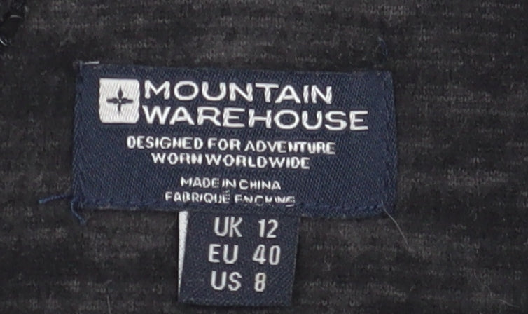 Mountain Warehouse Women's Black Size 12 Pullover Fleece