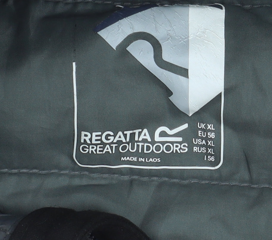 Regatta Men's Black XL Puffer Jacket Full Zip