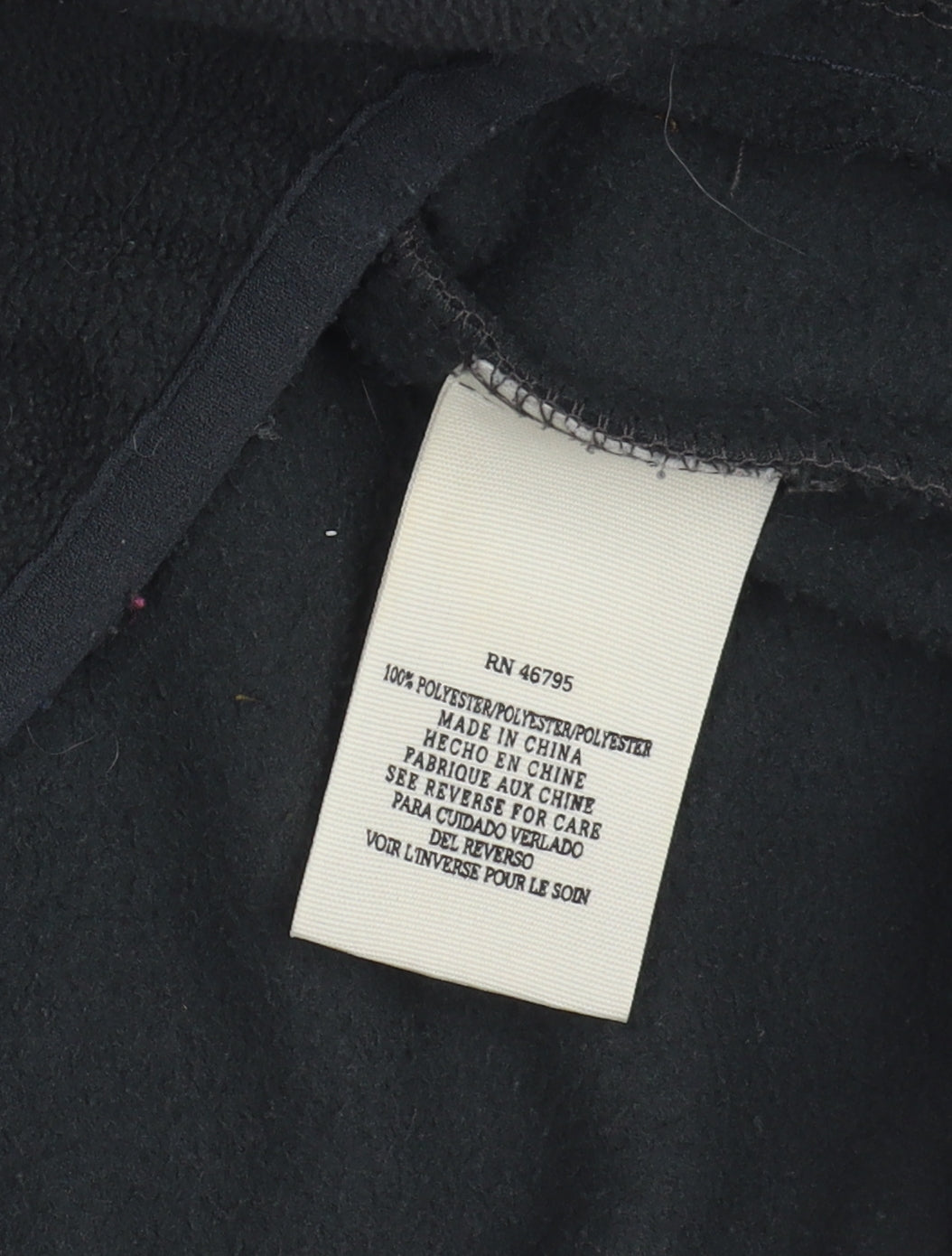 Timberland Unisex Black Fleece Jacket L Outdoor Casual