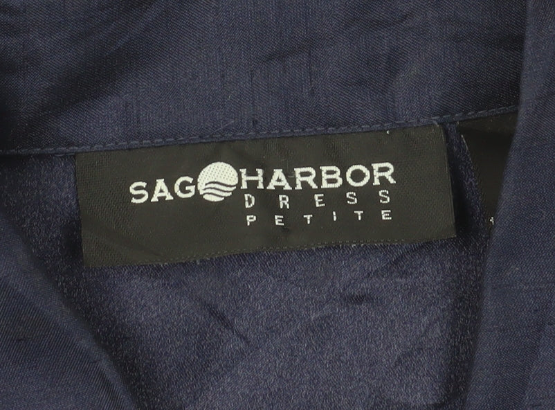 Sag Harbor Women's Blue Blazer Size 8 Petites