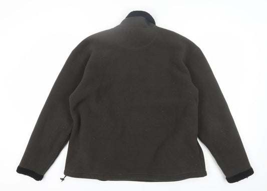 Trader Jeans Company Black Men's 1/4 Zip Sweatshirt L