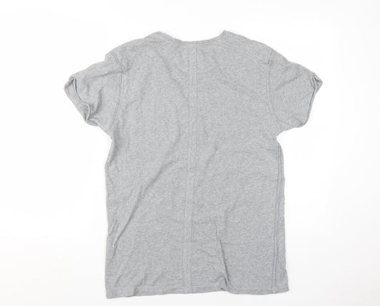 AllSaints Men's Grey Medium Crew Neck T-Shirt