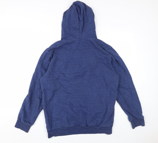 Next Men's Blue Medium Pullover Graphic Hoodie