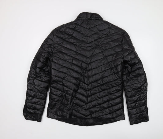 Koton Women's Black Puffer Jacket M - Mid-Length