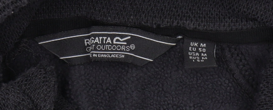 Regatta Men's Black 1/4 Zip Fleece M Outdoor Sweatshirt