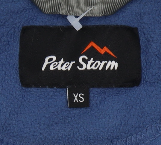 Peter Storm Blue XS Unisex 1/4 Zip Fleece Sweatshirt