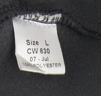 Cotswold Collections Black Full Zip Fleece Sweatshirt L