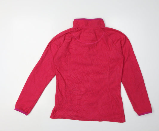 Peter Storm Women's Pink Henley Sweatshirt, Size 10