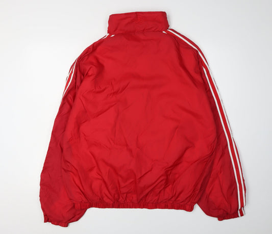 Charles River Men’s Red Windbreaker Jacket L