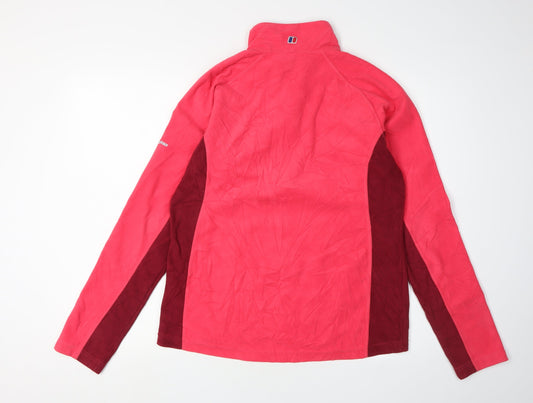 Berghaus Women's Red Fleece Pullover Sweatshirt, Size 14