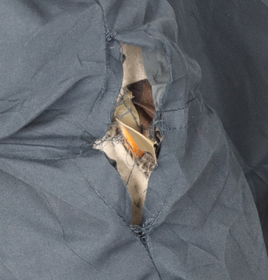 Lee Cooper Men's Blue Hooded Parka Jacket L