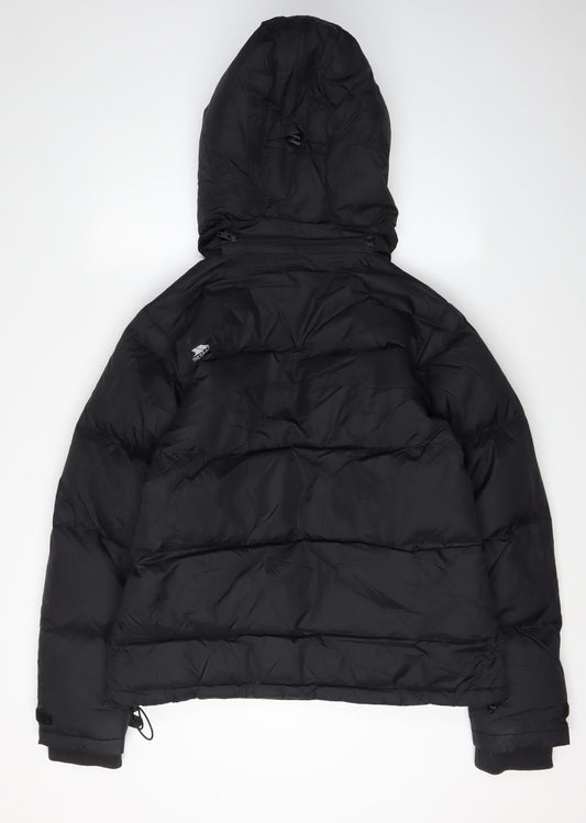 Trespass Men's Black 2XL Puffer Jacket Hooded