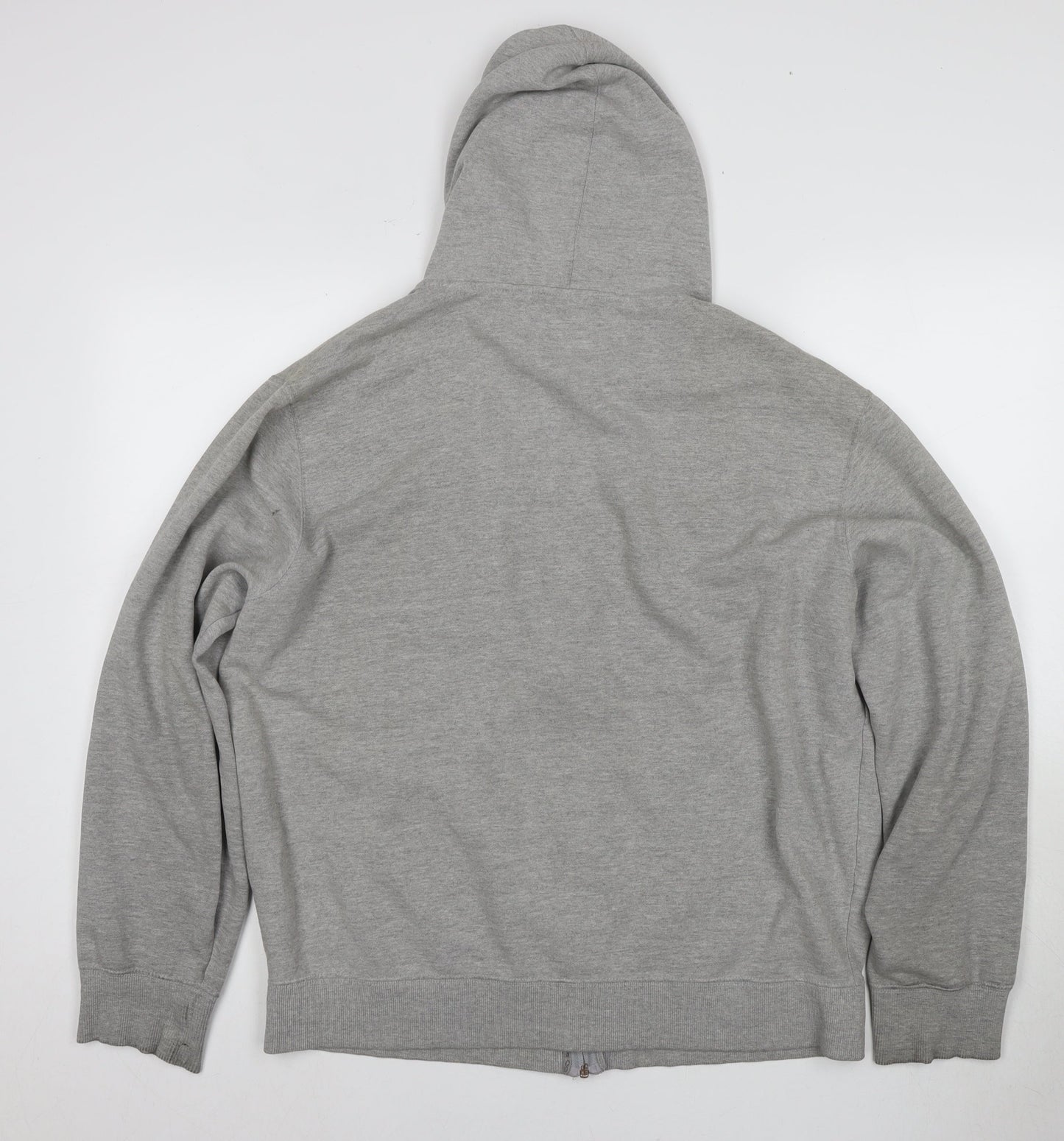 Fila Men's Grey Full Zip Hoodie XL Stylish & Comfortable