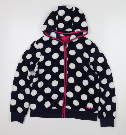 Peter Storm Girls Multicoloured Full Zip Polka Dot Hoodie 9-10 Years