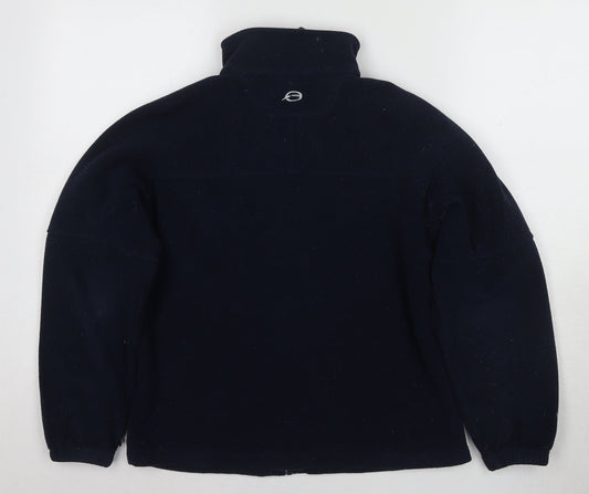 Sprayway Boys Black Fleece Jacket Size 12 Full Zip