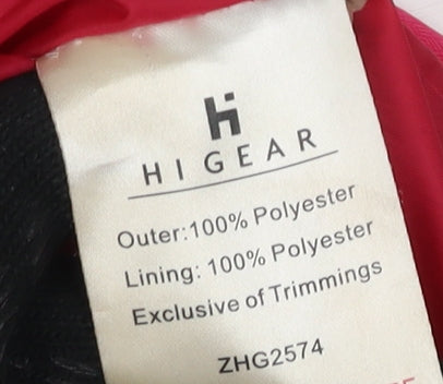 Brand and care label for Hi Gear girls’ multicoloured ski jacket 9-10 yrs