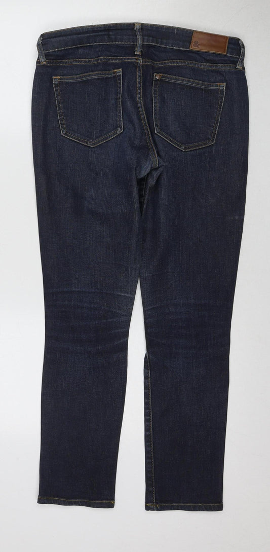 SQIN Women's Slim Fit Dark Blue Denim Jeans Size 1