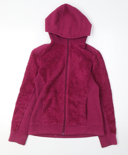 Jack Wolfskin Teens Purple Full Zip Hoodie Size 12