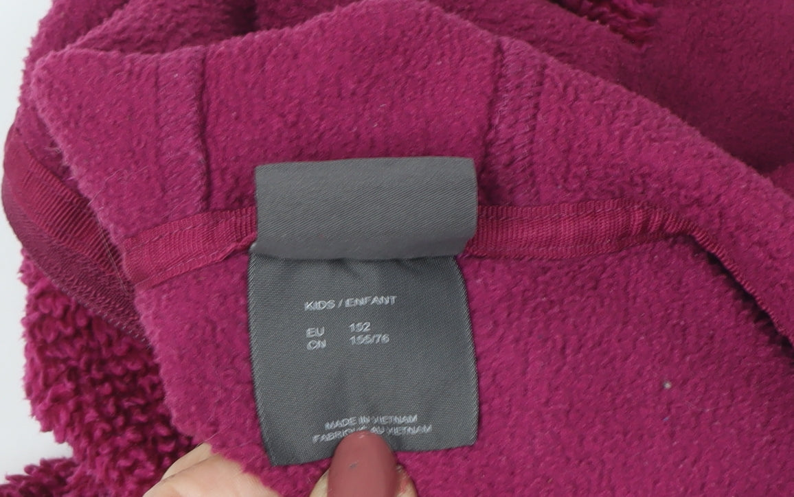 Jack Wolfskin Teens Purple Full Zip Hoodie Size 12