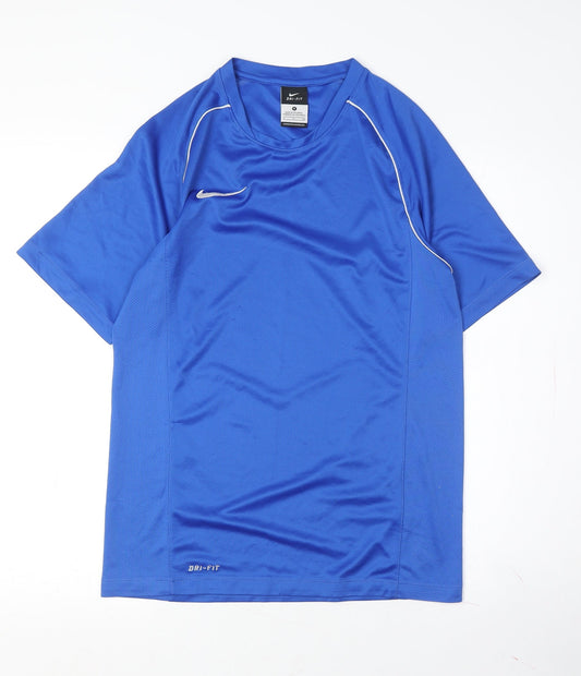 Nike Men's Blue Sports T-Shirt, Size S, Breathable, New