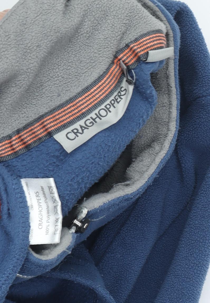 Craghoppers Men's Blue 1/2 Zip Fleece Sweatshirt S