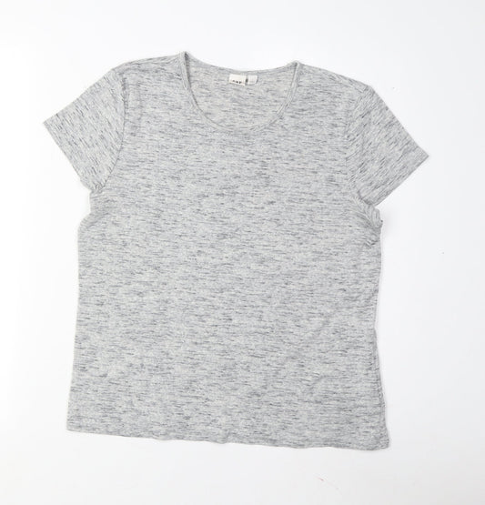 Gap Women's Grey Basic Crew Neck T-Shirt Size S