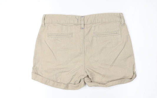 Henry Holland Women's Beige Casual Cuffed Shorts - Size 6