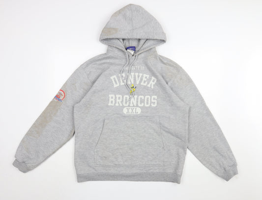 Reebok Men's Grey Pullover Hoodie