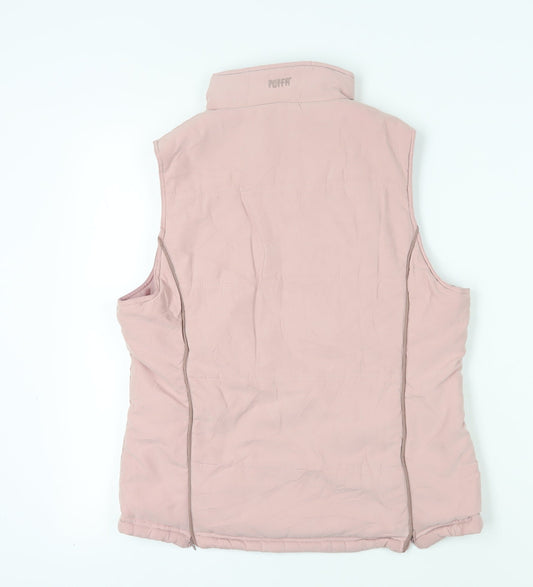 Puffa Pink Women's Sleeveless Regular Waistcoat