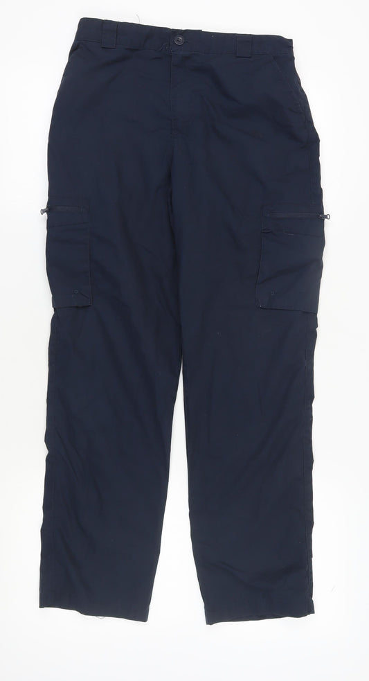 Mountain Warehouse Women's Black Cargo Trousers 32S