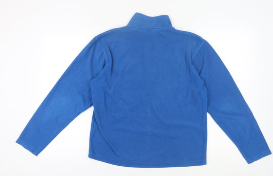 Regatta Blue Fleece Pullover Sweatshirt M Unisex