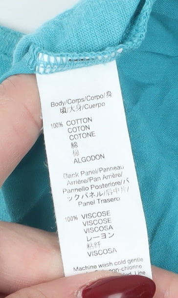 Gap Women's Blue Tank Top Size M Round Neck