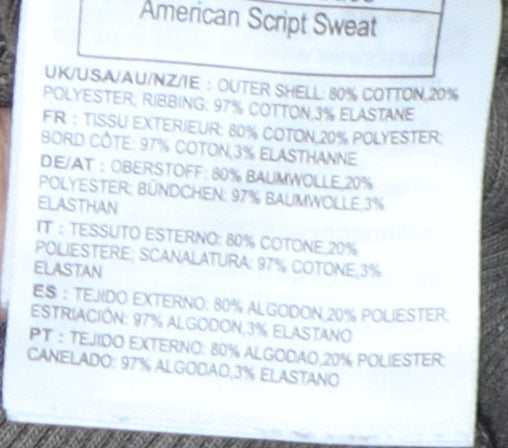 Carhartt Men’s Brown Pullover Sweatshirt L, Logo Accent