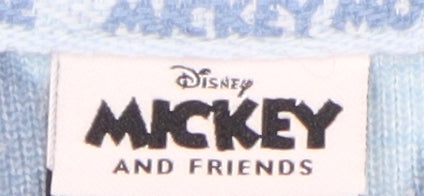 Disney Women's Blue Crew Neck Jumper Size 16