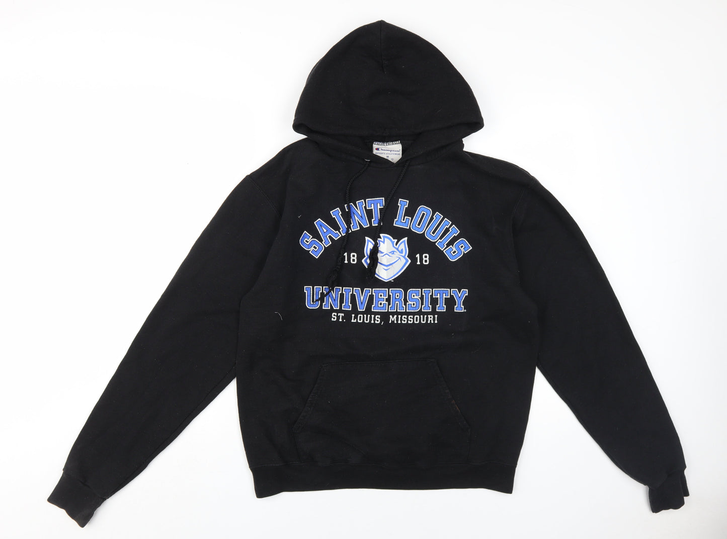 Champion Men's Black M Pullover Hoodie with University Logo