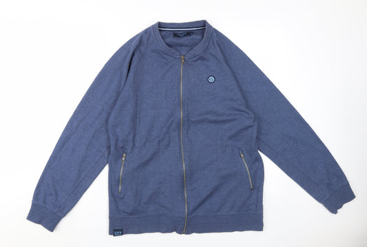 Manchester City Men's Blue Full Zip Sweatshirt XL