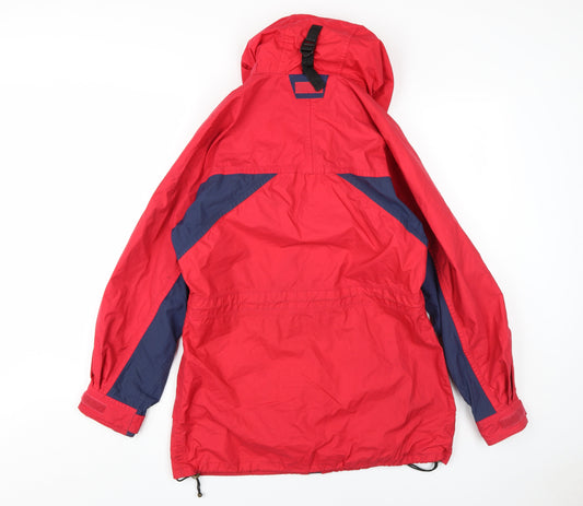 SCANDA Women's Red Parka Jacket Size 10/12