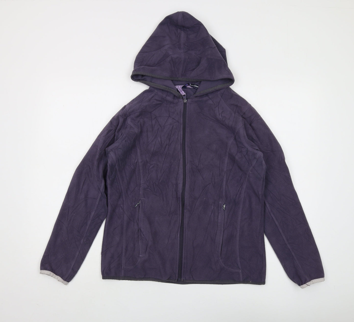Peter Storm Women's Purple Zip Hoodie Size 12