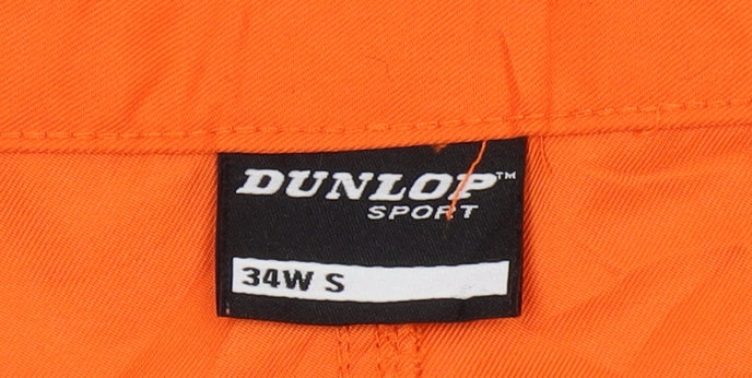 Dunlop Men's Orange Windbreaker Trousers, Size M