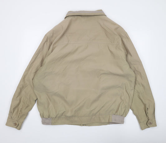 Weatherguard Men's Beige XL Windbreaker Jacket