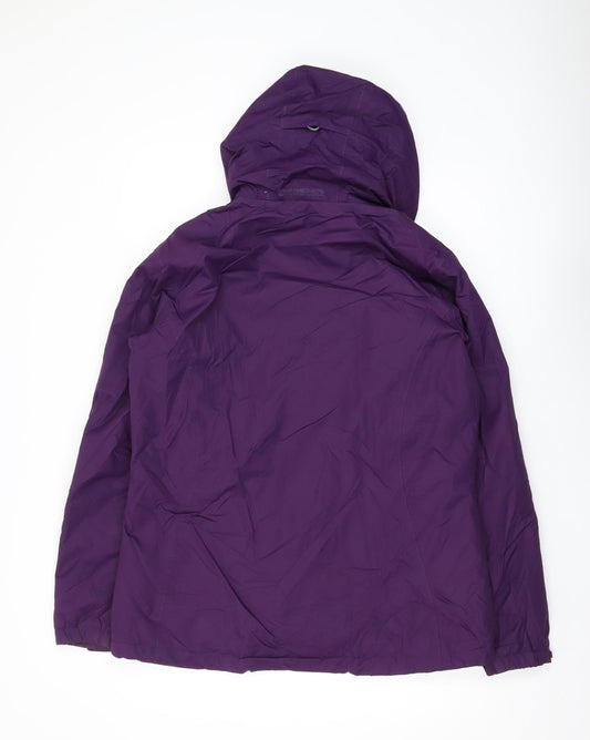 Peter Storm Women's Purple Waterproof Rain Coat Size 14